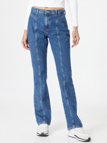 NEON & NYLON Bootcut Jeans 'DAKOTA' in Blau: predná strana