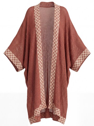 Kimono 'Ethereal Block' Shop Karey en rouge : devant