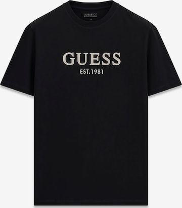 GUESS T-Shirt in Schwarz: Vorderseite
