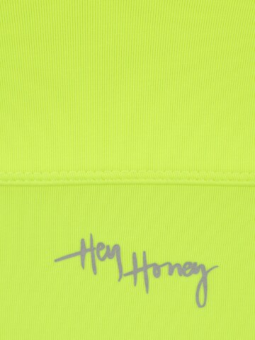 Bustino Reggiseno sportivo di Hey Honey in giallo