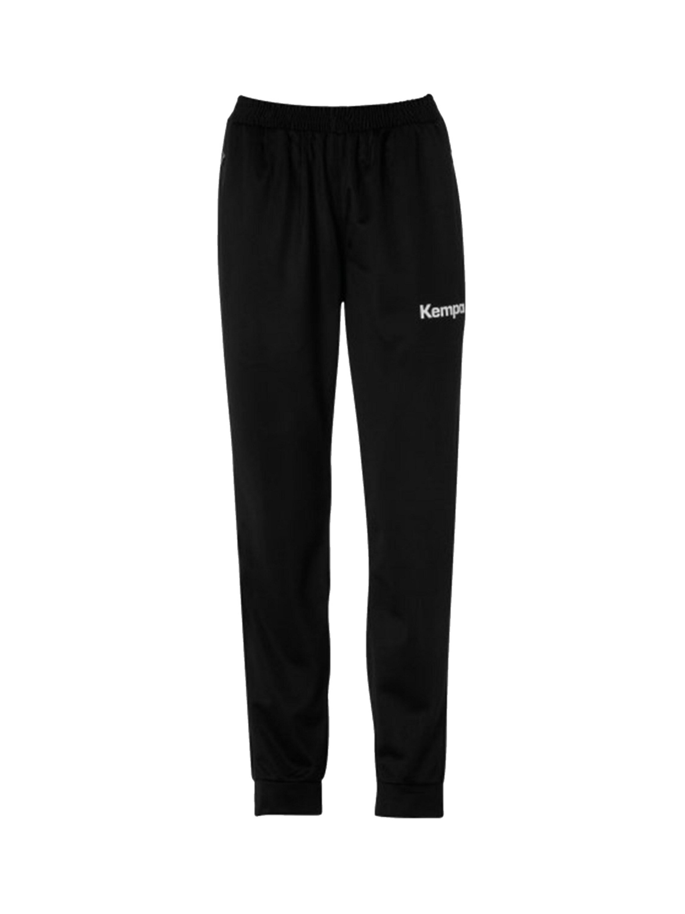 KEMPA Tapered Sporthose in Schwarz: Vorderseite
