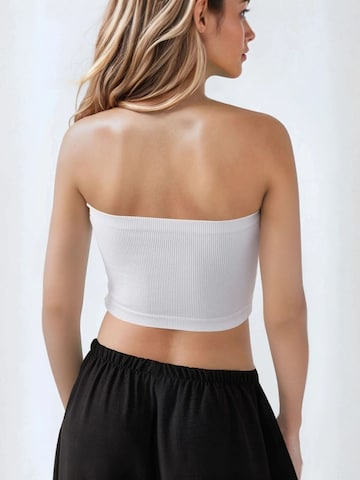 Hiccup Top 'Crop Top' – bílá