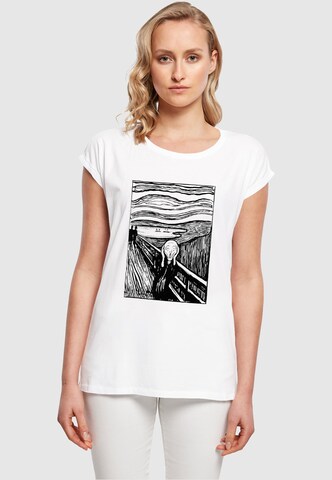 Merchcode Shirt 'APOH - Munch Lino' in White: front
