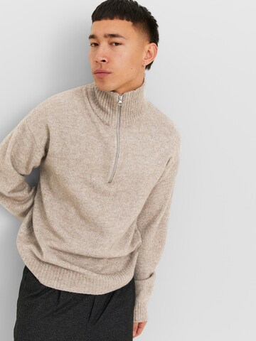 JACK & JONES Pullover 'Ollie' in Beige