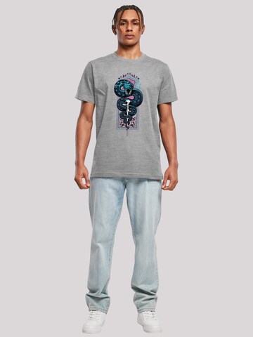 F4NT4STIC Shirt 'Harry Potter Neon Nagini' in Grijs