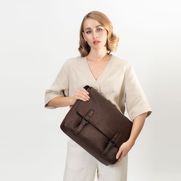 Farmhood Document Bag in Brown