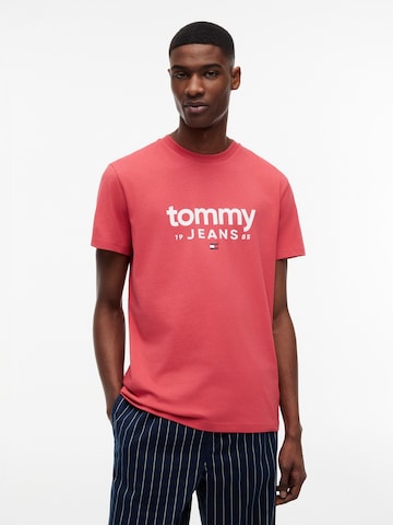 Tommy Jeans Paita värissä punainen: etupuoli