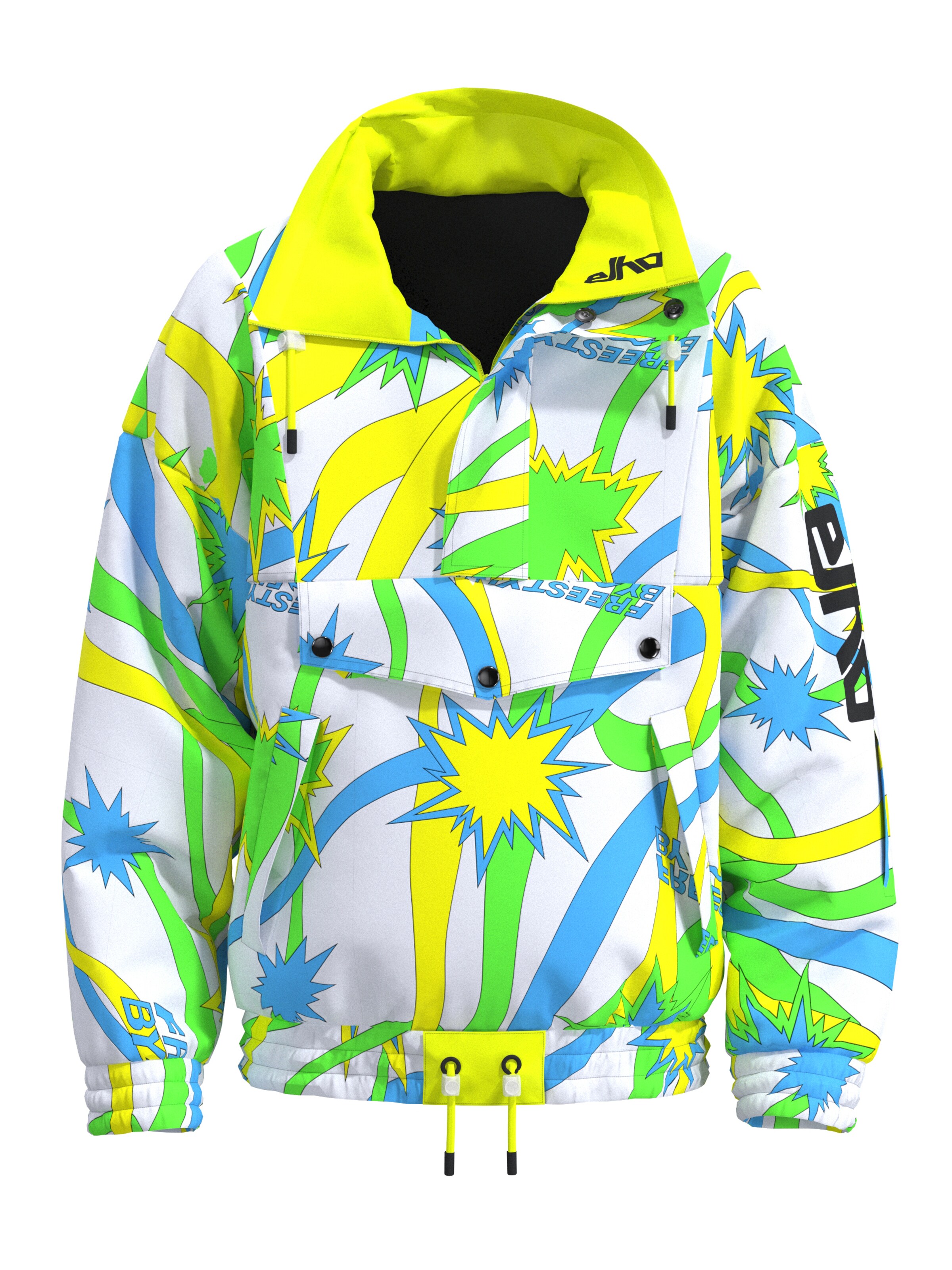 elho Outdoorjas 'Klosters 89' in Wit: voorkant