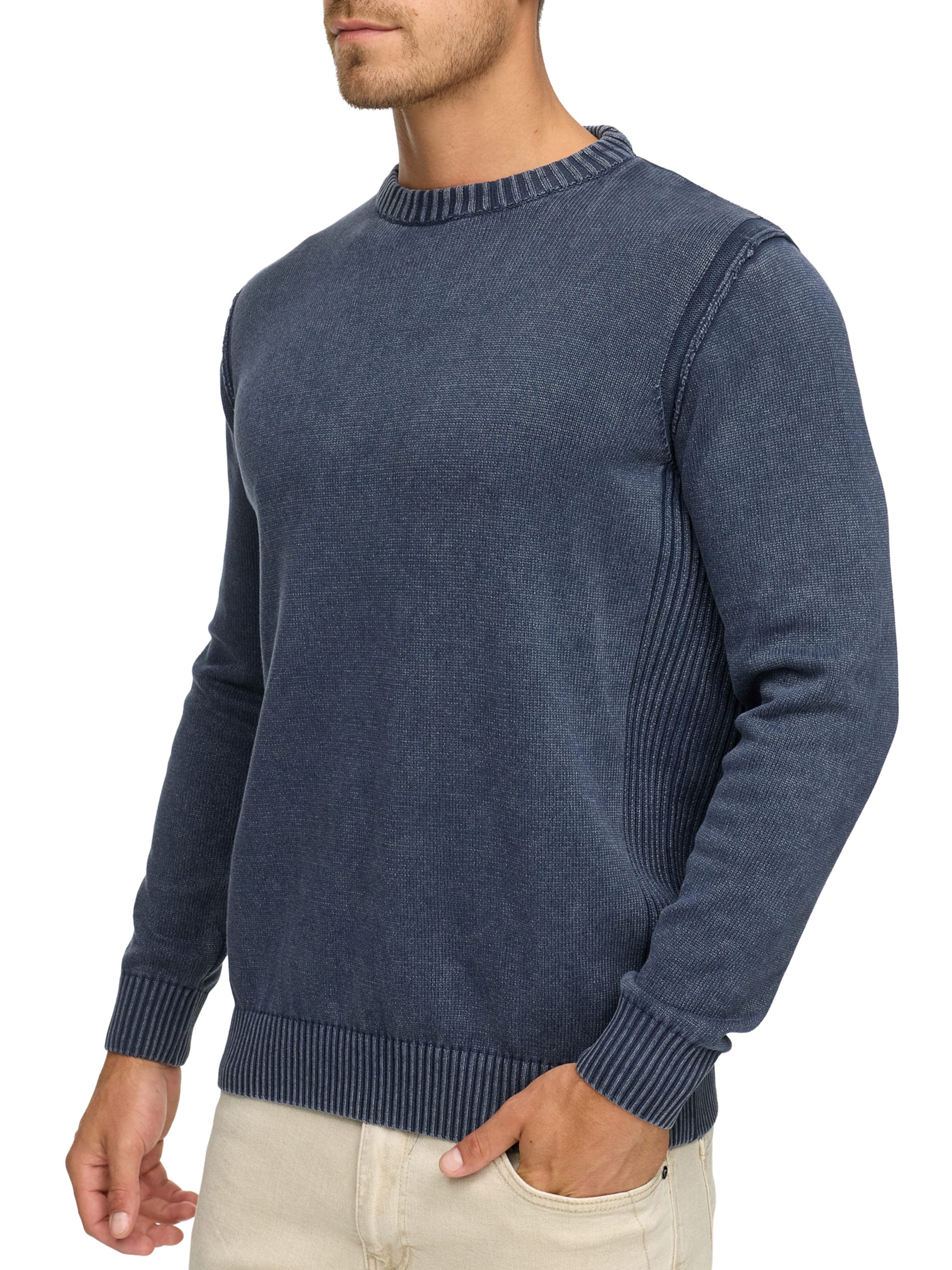 INDICODE JEANS Sweater in Blue