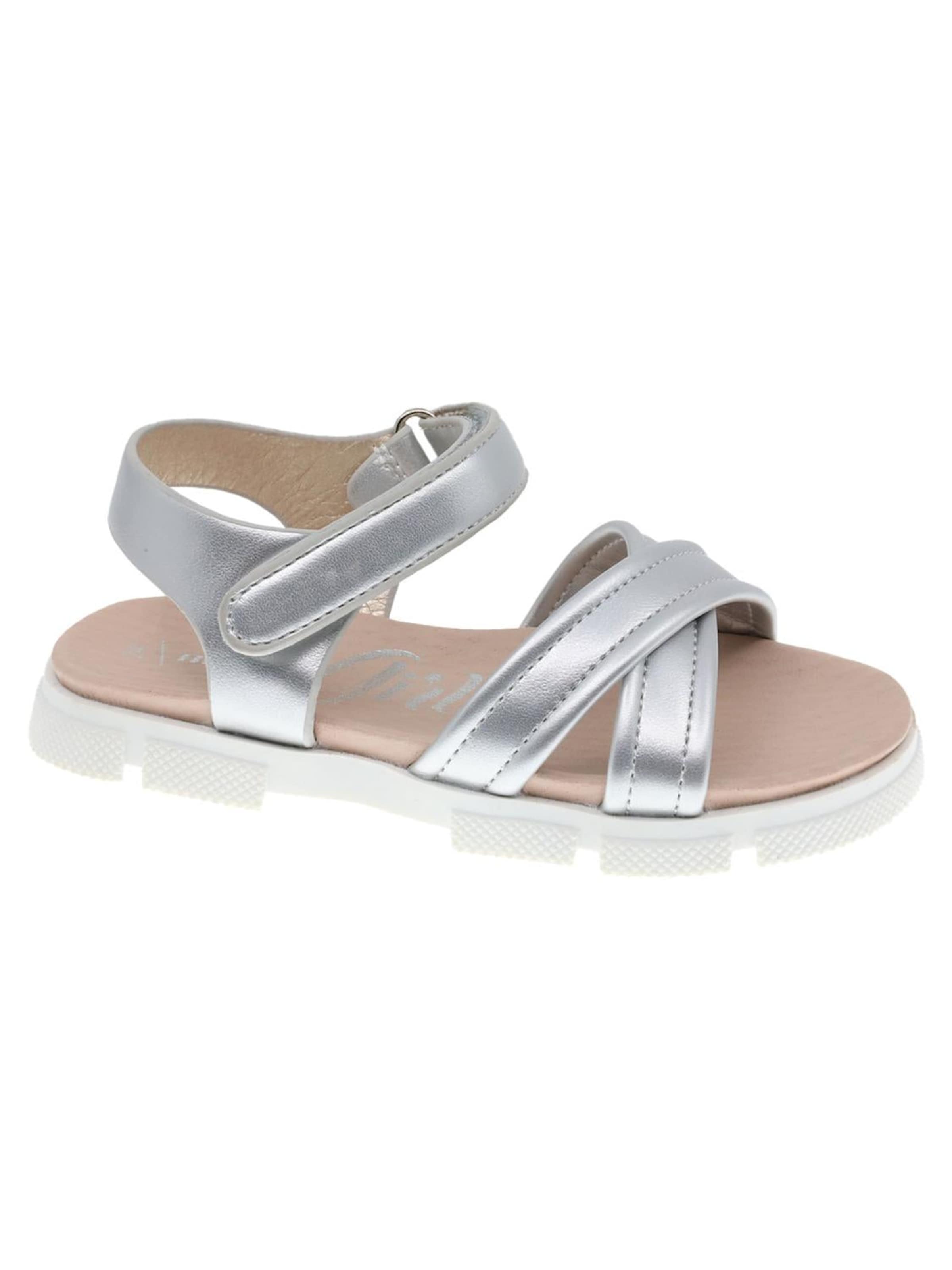 Beppi Sandalen 'Casual Sandal' in Zilver: voorkant