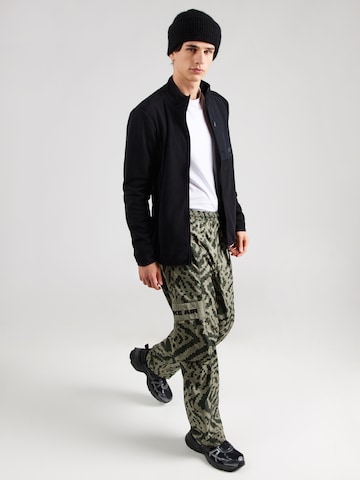 4F Funktionsfleecejacka i svart