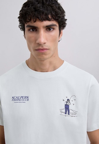 Scalpers T-shirt 'Scfishing Tee' i vit