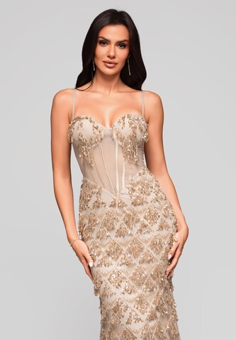 Ombre Evening dress in Gold