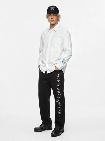 KARL LAGERFELD JEANS Loosefit Jeans 'KLJ X Pietro Terzini' i sort