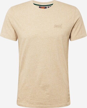 T-Shirt 'Vintage' Superdry en marron : devant