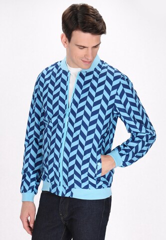 Mo ATHLSR Tussenjas in Blauw: voorkant