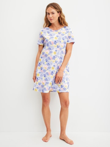 Camicia da notte 'Coastal Dreams' di CALIDA in blu