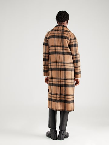 River Island Between-Seasons Coat in Brown