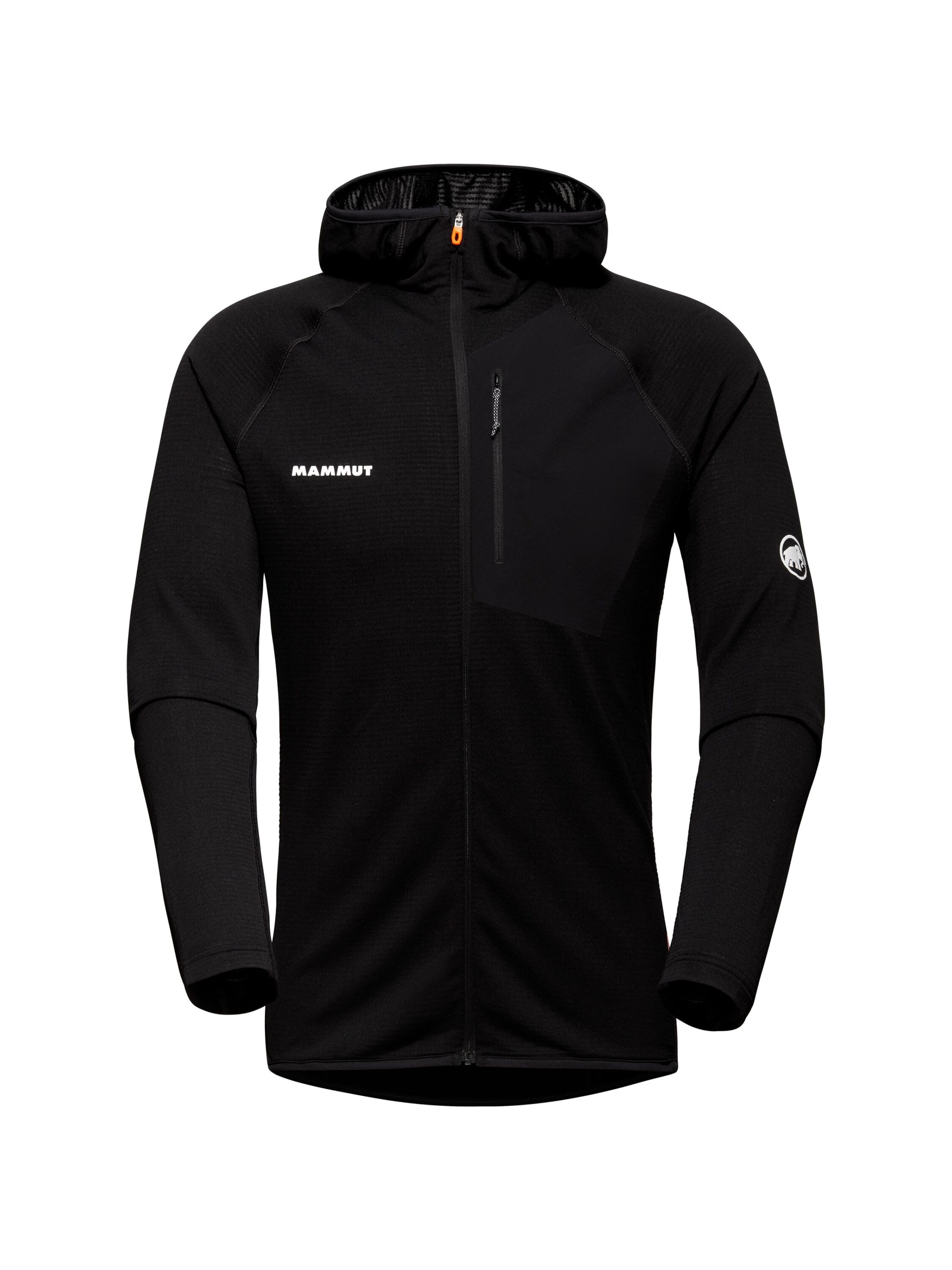 MAMMUT Funktionsfleecejacke 'AENERGY LIGHT' in Schwarz: Vorderseite