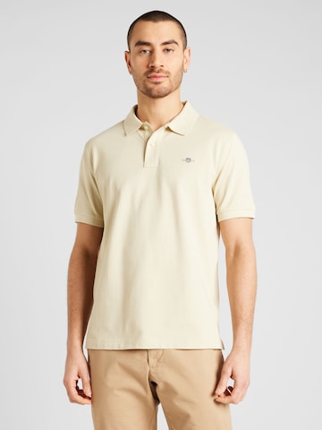 T-Shirt GANT en beige : devant