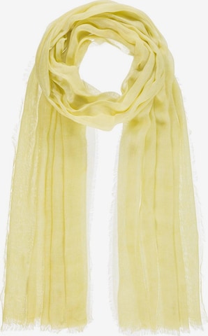 Passigatti Wrap 'Schal uni' in Yellow: front