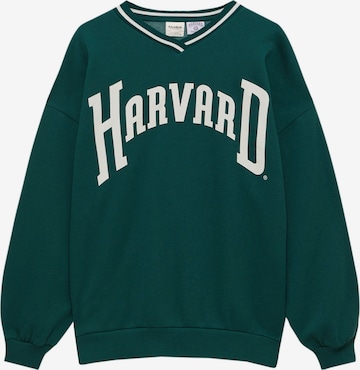 Pull&Bear Sweatshirt in Green: front