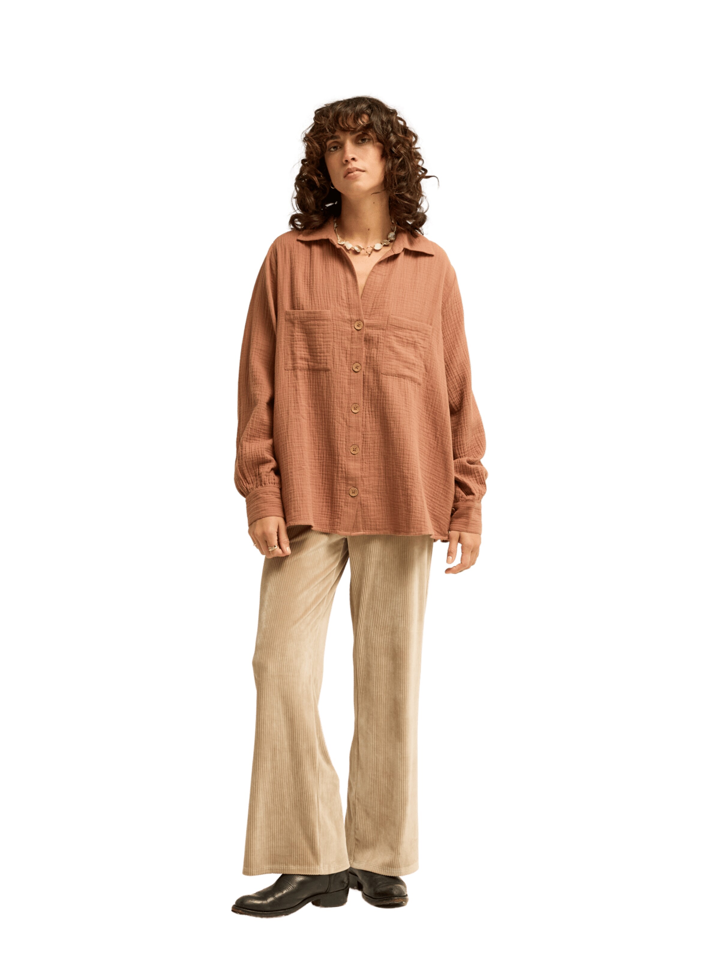 BILLABONG Blouse 'Swell' in Brown