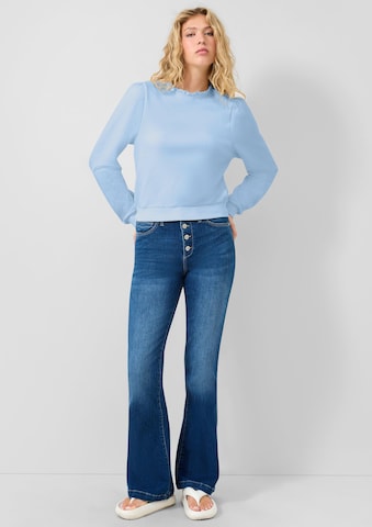 Sweat-shirt QS en bleu
