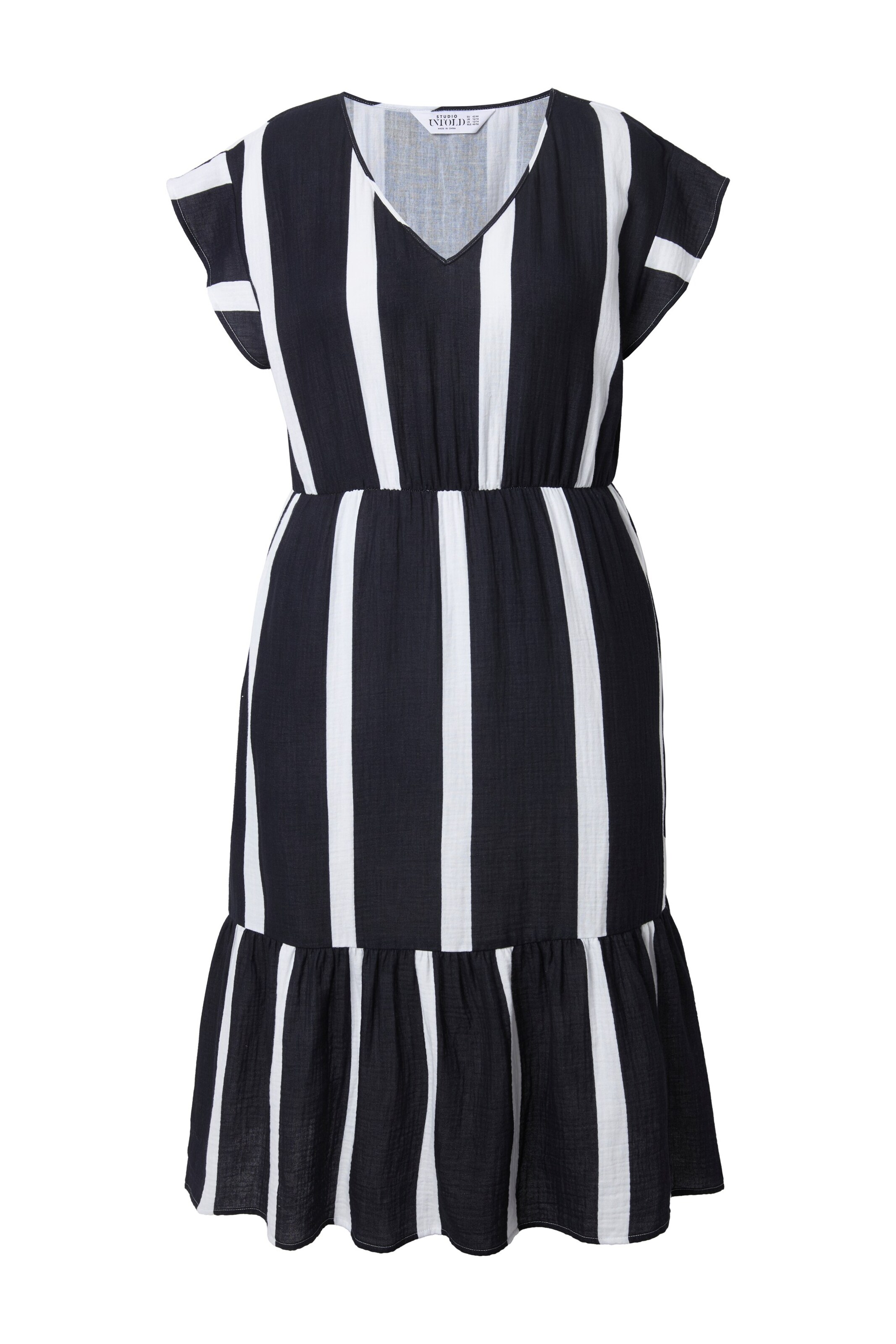 Studio Untold Jurk in Zwart: voorkant