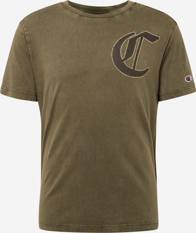 Champion Authentic Athletic Apparel T-Shirt 'Pop Punk' in navy / grün / dunkelgrün / weiß, Produktansicht