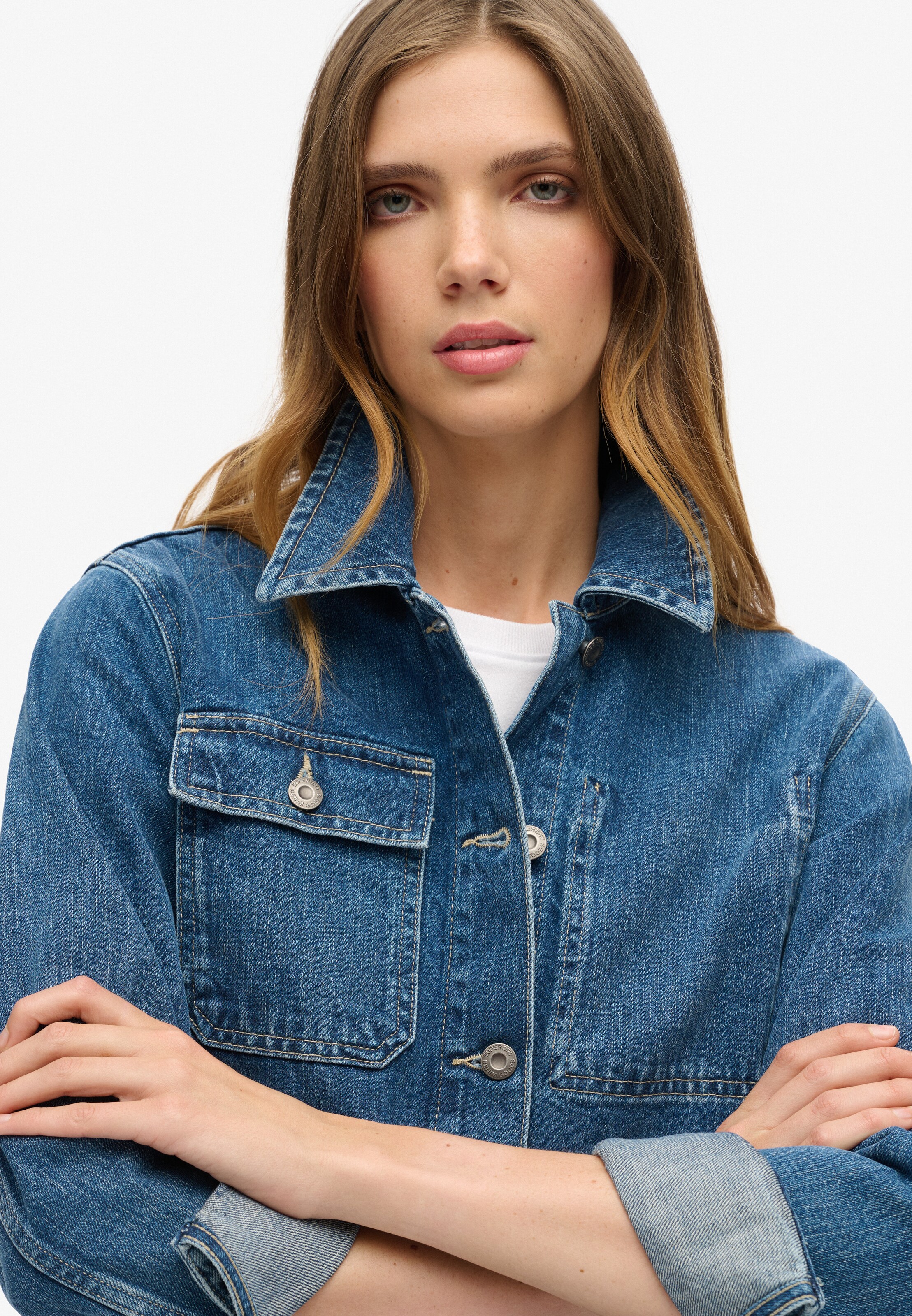 Veste mi-saison 'Chore ' Superdry en bleu