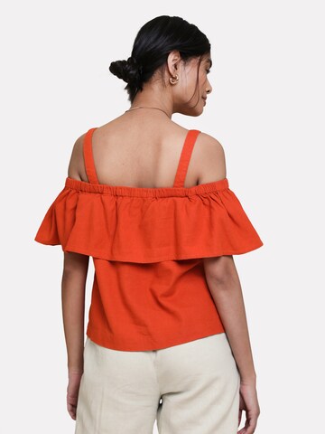 Threadbare - Blusa 'Aspen' em laranja