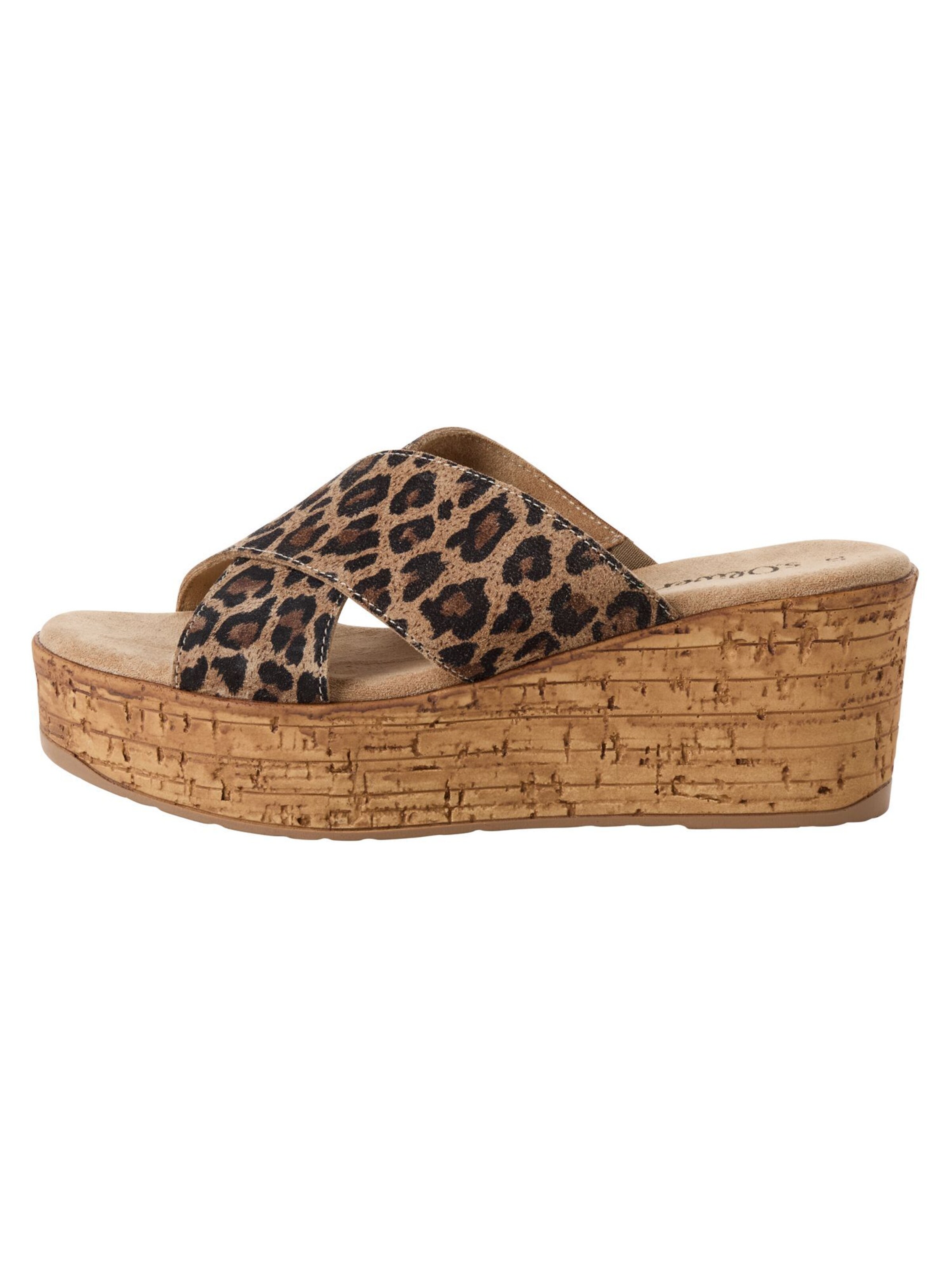 s.Oliver Mules in Brown: front