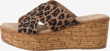 s.Oliver Pantolette in Braun: Vorderseite