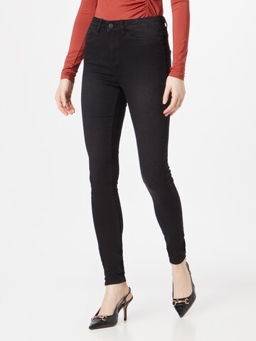 Noisy may Skinny Jeans 'CALLIE' in Zwart: voorkant