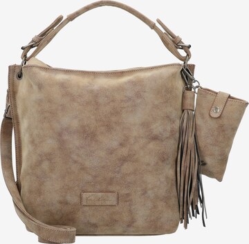 Fritzi aus Preußen Schultertasche in Beige: predná strana