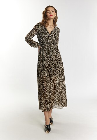 faina Dress in Brown