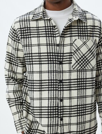 Koton Regular fit Button Up Shirt in Black