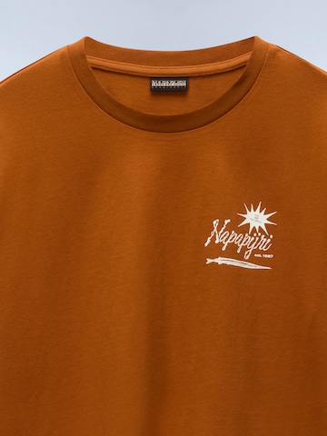 T-shirt NAPAPIJRI en marron