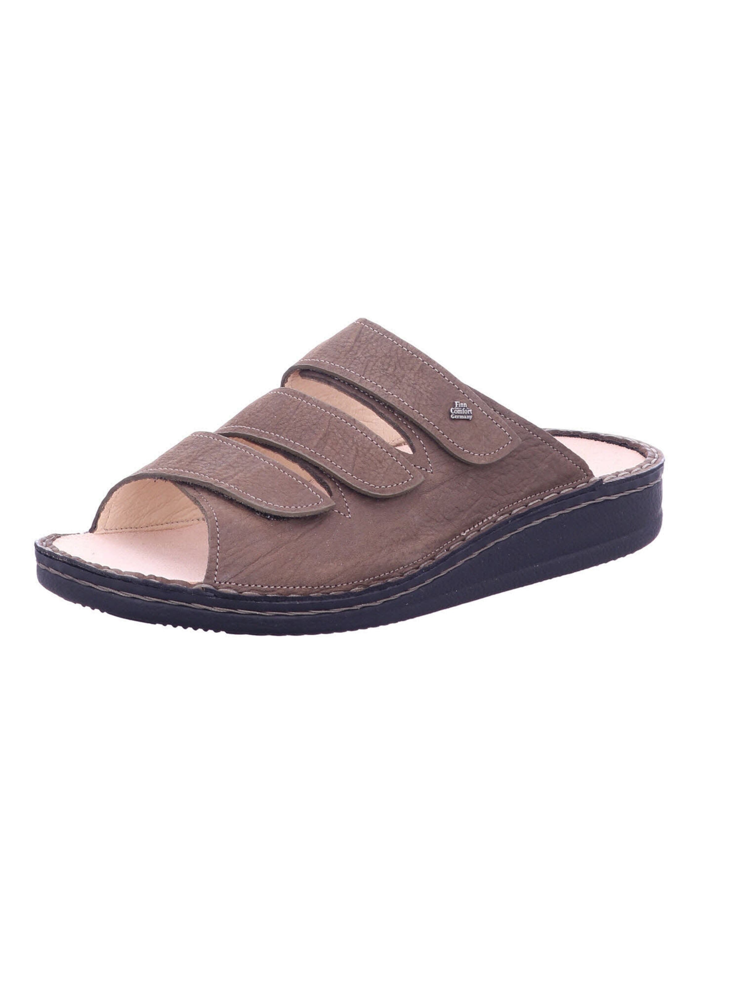 Finn Comfort Muiltjes 'Korfu' in Bruin: voorkant