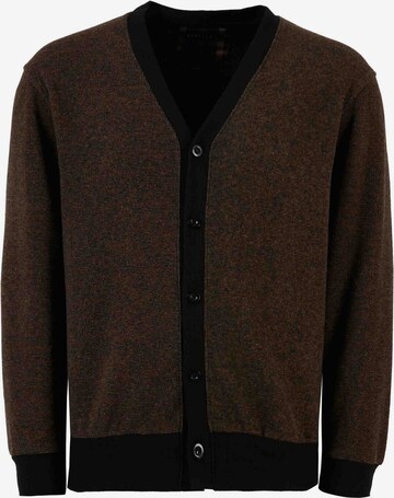 Buratti Knit Cardigan in Brown: front