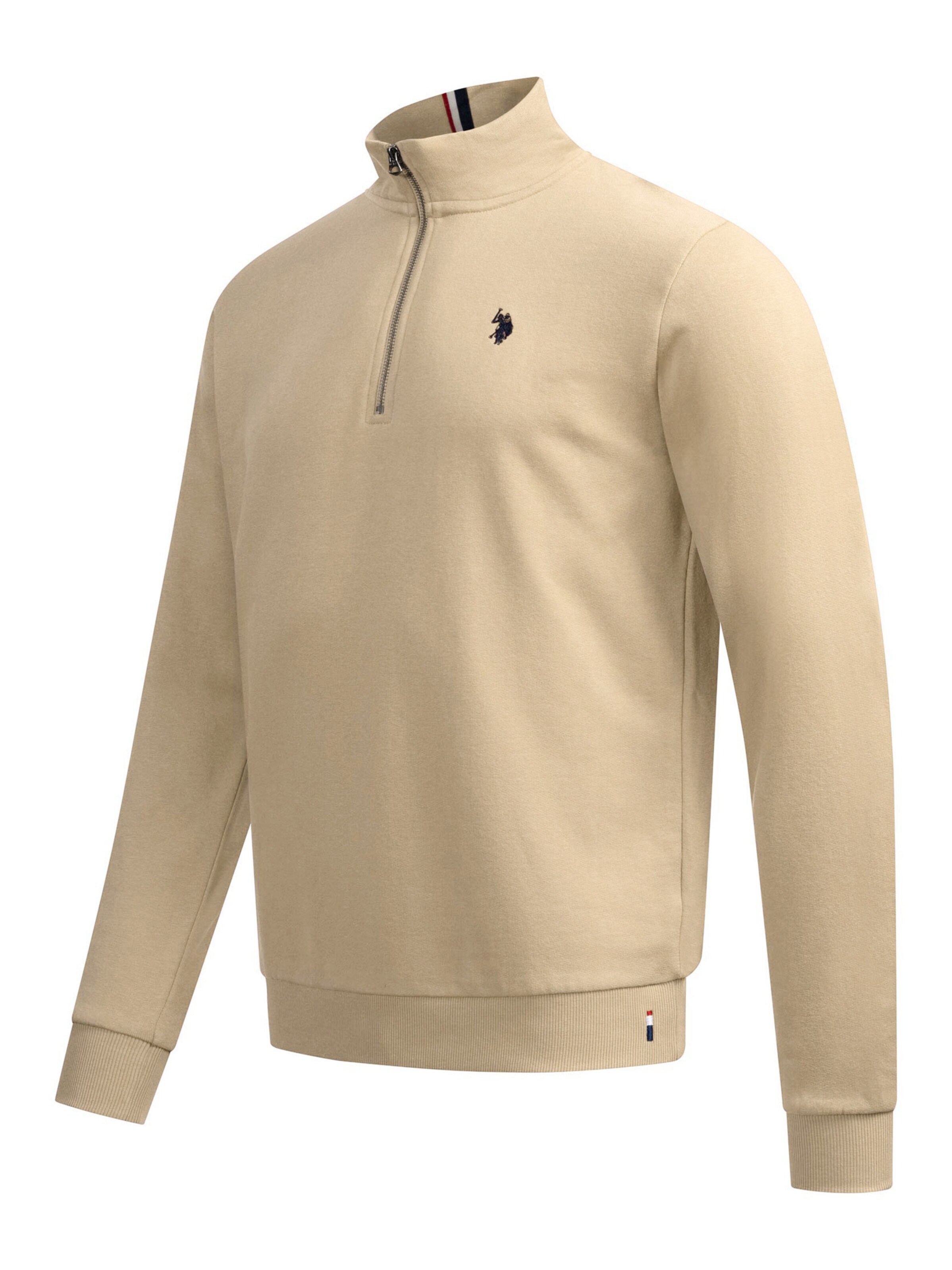 U.S. POLO ASSN. Sweatshirt in Beige