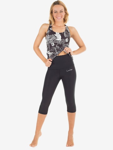 Winshape Slimfit Sportbroek 'HWL202' in Zwart