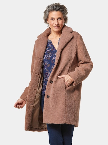 Goldner Winter Coat in Brown: front