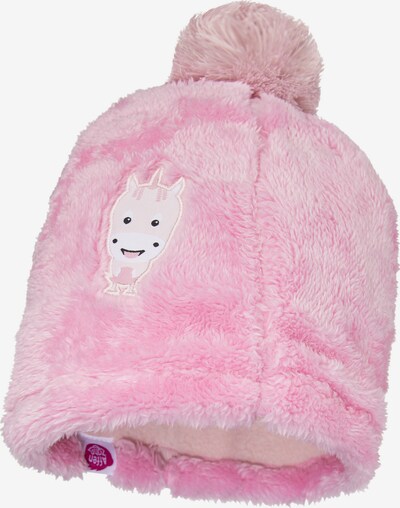 Affenzahn Mütze in rosa / hellpink / schwarz / weiß, Produktansicht
