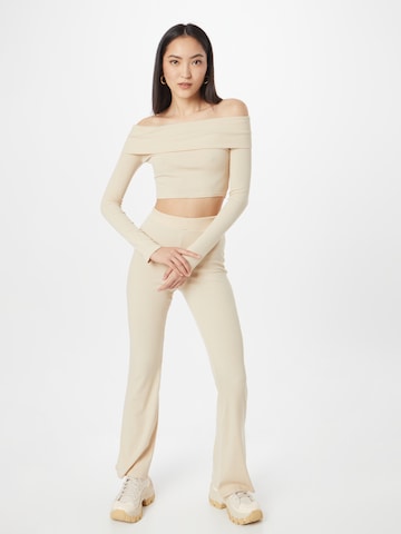 Misspap Loungewear in Beige: front