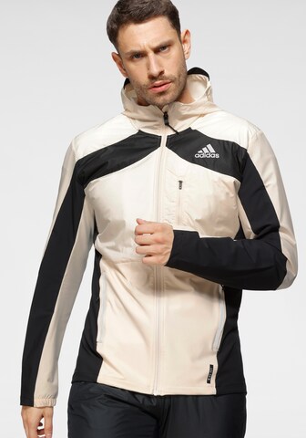 ADIDAS SPORTSWEAR Sportjacke 'Supernova Wind Ready' in Weiß