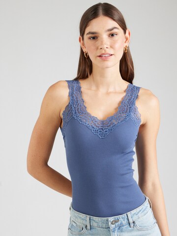 Top di rosemunde in blu: frontale