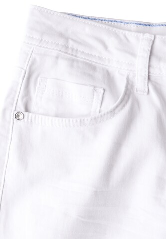 CECIL Regular Jeans im Casual Fit in Weiß