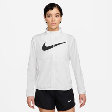 NIKE Sportjacke 'Swoosh' in Weiß: Vorderseite